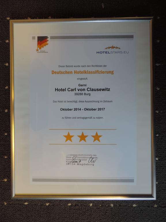 Hotel Carl Von Clausewitz Burg bei Magdeburg Exterior foto
